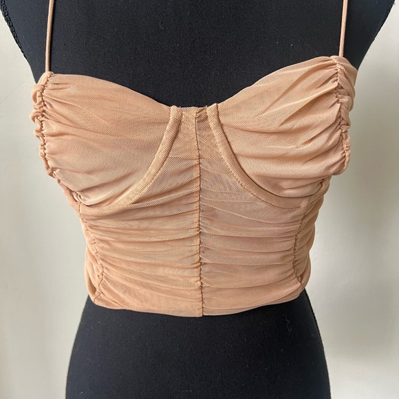 NWT Zara Toole Crop Top - Picture 3 of 10